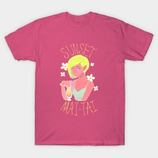 Sunset Mai Tai T-Shirt